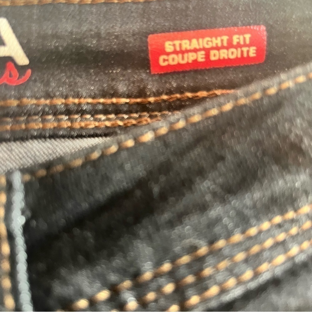 Santana Dark Blue Straight Fit Jeans - Picture 5 of 6